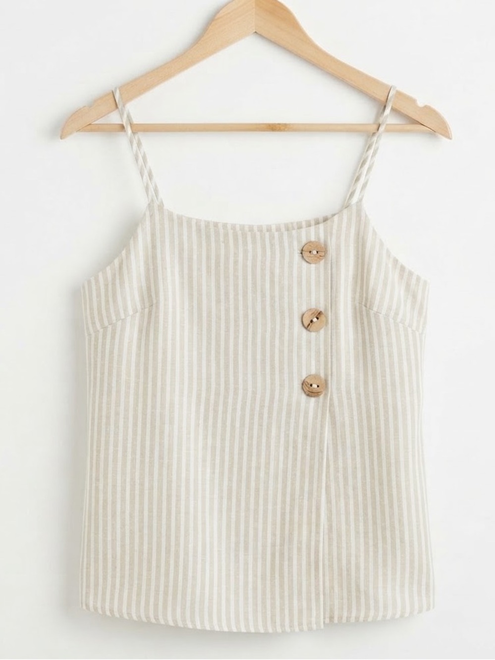 TopShop Women’s Linen Tank Camisole Striped Size 2 Small